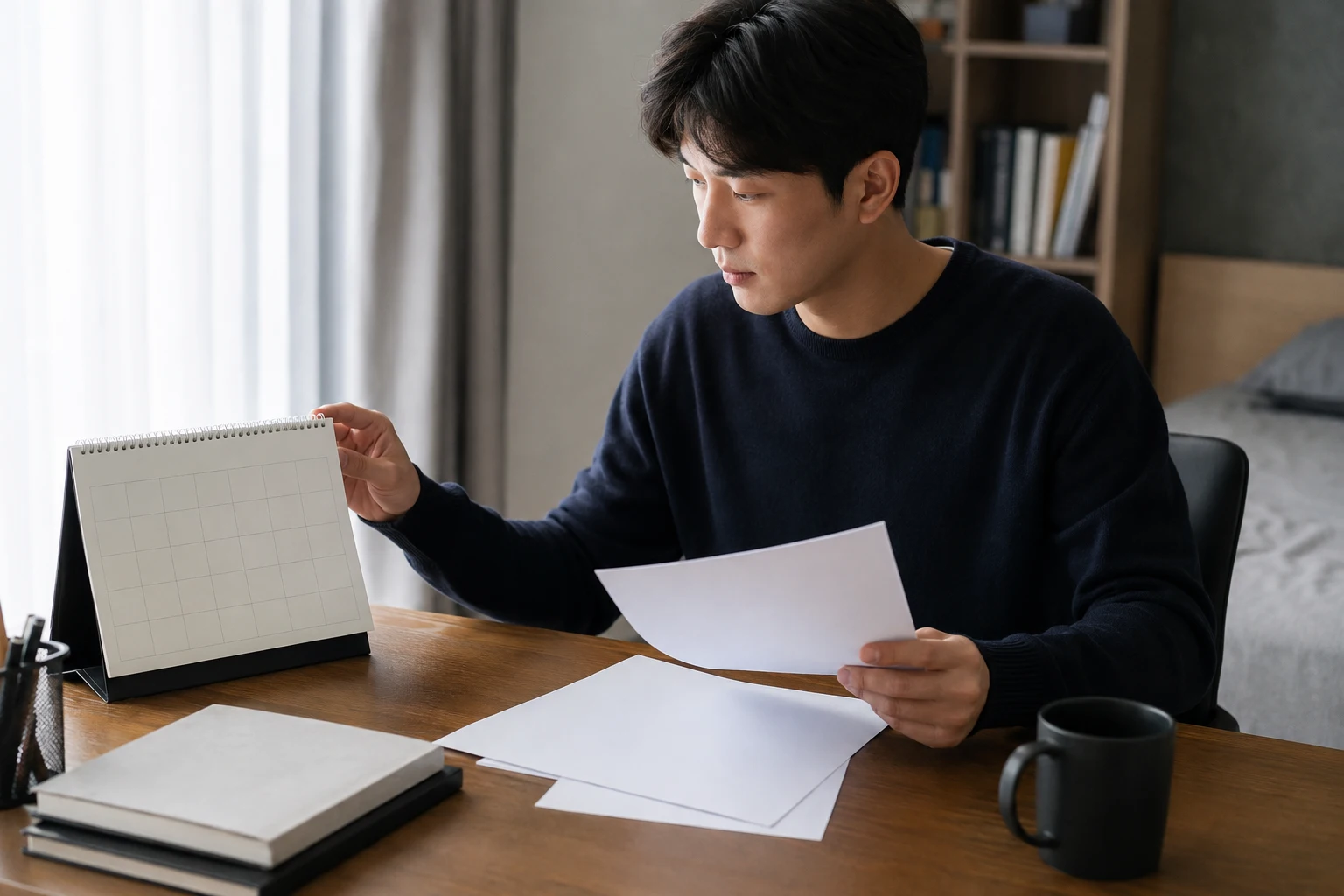 개인회생 면책 이의신청 준비 자료 확인 장면