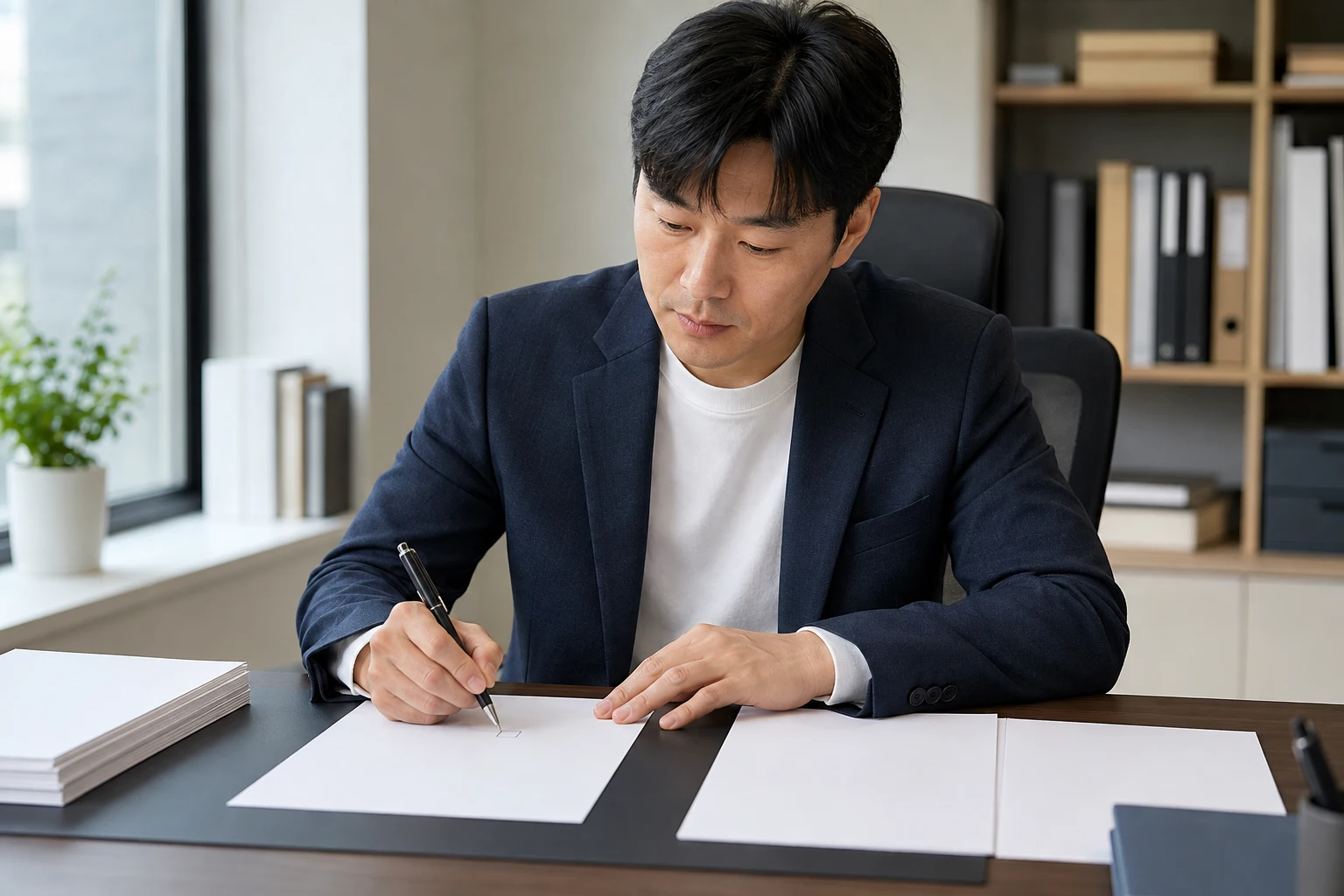 개인회생 면책신청 관할법원 준비 자료 확인 장면